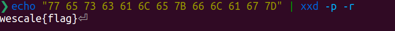 Copie d'écran d'un transformation de ASCII numérique en texte